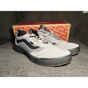 New Vans Range Exp Suede Canvas Shoes Men's 11.5 Frost Gray Sneakers VN0A5EDY92F